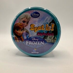 Disney Frozen Spot It! Alphabet Game - Blue and Purple